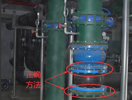 正確安裝<a href=http://www.sp-oil.com/xjjt/ target=_blank class=infotextkey>橡膠接頭</a>