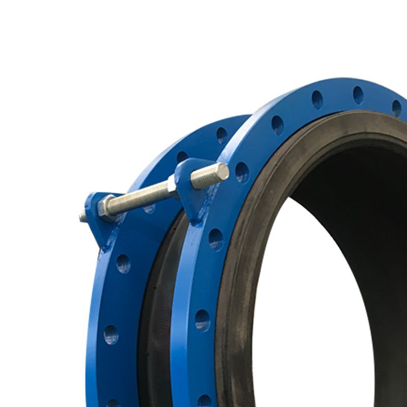 可曲撓防拉脫限位裝置<a href=http://www.sp-oil.com/xjjt/ target=_blank class=infotextkey>橡膠軟接頭</a>